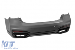 LCI tuning package suitable for BMW 7 Series G12 long wheelbase 2016-2018 with black lacquer elements-image-6163339