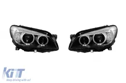 image-24-LCI type xenon headlight set suitable for BMW 7 Series F01, F02 2009-2012 for models with factory xenon headlights, left and right