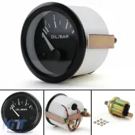 Öldruckanzeige Zusatzinstrument 52mm Youngtimer Klassisch Schwarz Beleuchtet-image-6191633