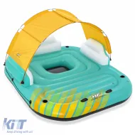 Île gonflable Sunny Lounge Bestway pour 5 personnes avec auvent 291x265x83cm-image-6192409