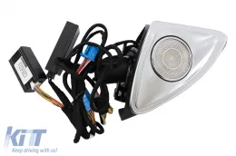 LED 64 színű AC szellőző szett 4D forgó magassugárzó hangszórórács Mercedes S-osztály W222 (2013-2020) típushoz-image-6105186
