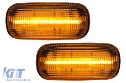 LED Abbiegelicht für Audi A3 8P 03-12 A4 B6 01-04 A4 B7 04-08 A6 C6 04-11 Klar-image-6089715