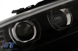 LED Angel Eyes fényszórók BMW 3-as E92 E93 (2006-2010) Xenon fekete-image-6109348
