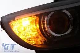 LED Angel Eyes fényszórók BMW 3-as E92 E93 (2006-2010) Xenon fekete-image-6109352