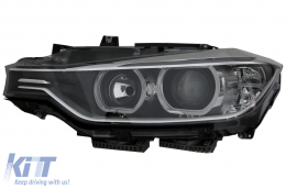 LED Angel Eyes Scheinwerfer für BMW 3er F30 F31 2011-2015 Projektorlichter-image-6038572