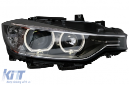 LED Angel Eyes Scheinwerfer für BMW 3er F30 F31 2011-2015 Projektorlichter-image-6038575