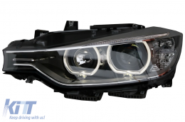 LED Angel Eyes Scheinwerfer für BMW 3er F30 F31 2011-2015 Projektorlichter-image-6038576