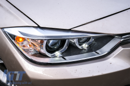LED Angel Eyes Scheinwerfer für BMW 3er F30 F31 2011-2015 Projektorlichter-image-6078304