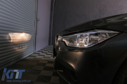 LED Angel Eyes Scheinwerfer für BMW 3er F30 F31 2011-2015 Projektorlichter-image-6088313