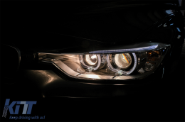 LED Angel Eyes Scheinwerfer für BMW 3er F30 F31 2011-2015 Projektorlichter-image-6088317