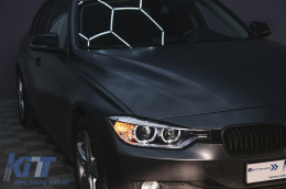 LED Angel Eyes Scheinwerfer für BMW 3er F30 F31 2011-2015 Projektorlichter-image-6088545
