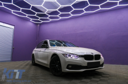 LED Angel Eyes Scheinwerfer für BMW 3er F30 F31 2011-2015 Projektorlichter-image-6089121