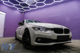 LED Angel Eyes Scheinwerfer für BMW 3er F30 F31 2011-2015 Projektorlichter-image-6089123
