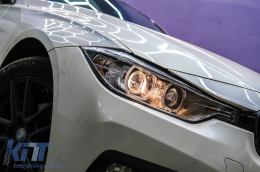 LED Angel Eyes Scheinwerfer für BMW 3er F30 F31 2011-2015 Projektorlichter-image-6089124