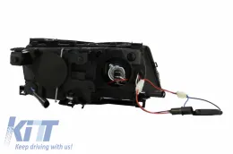 LED angyalszem BMW 3-as E46 (2001.09 - 2005.03) Xenon Look fekete-image-6033924