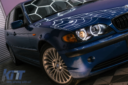 LED angyalszem BMW 3-as E46 (2001.09 - 2005.03) Xenon Look fekete-image-6089015
