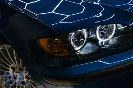 LED angyalszem BMW 3-as E46 (2001.09 - 2005.03) Xenon Look fekete-image-6089017