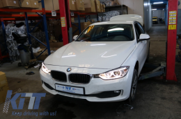 LED Angyalszem Első Lámpák  BMW 3 Series F30 F31 (2011-2015) Xenon Projektor Kinézet-image-6038578