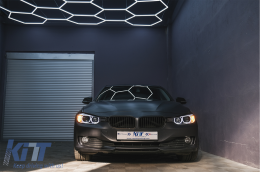 LED Angyalszem Első Lámpák  BMW 3 Series F30 F31 (2011-2015) Xenon Projektor Kinézet-image-6088544