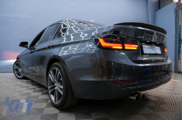 LED BAR Feux arrières pour BMW 3 F30 Pré LCI & LCI 11-19 Noir Fumée Dynamique Léger-image-6094306