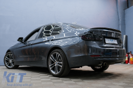 LED BAR Luci posteriori per BMW 3 F30 Pre LCI e LCI 11-19 Nero Fumo Dinamico Luce-image-6094302