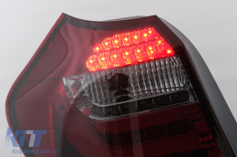 LED Bar luminoso Luces traseras Pilotos para BMW Serie 1 E81 E87 2004-08.2007 Humo rojo-image-6100448