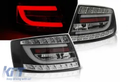 image-49-LED BAR Rückleuchten für Audi A6 C6 4F Limousine 04.2004-2008 7-polige Buchse Schwarz