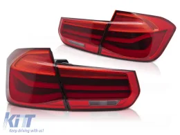 LED BAR SEQ TAIL LIGHTS RED fits BMW F30 11-18-image-6270690