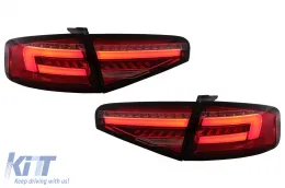 image-65-LED BAR stražnja svjetla prikladna za AUDI A4 B8 (2012-2015) crvena ClearDynamic sekvencijalna svjetla za okretanje
