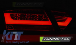 LED BAR TAIL LIGHTS BLACK fits AUDI A5 07-06.11-image-6267407