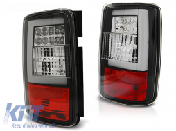 LED BAR TAIL LIGHTS BLACK fits VW CADDY 03-03.14 - TTTLV6030002