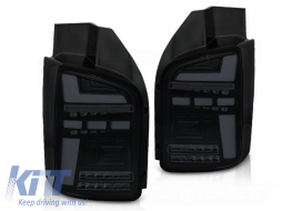 LED BAR TAIL LIGHTS BLACK SMOKE SEQ fits VW T5 10-15 - TTTLV6028997