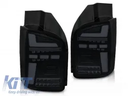 image-23-LED BAR TAIL LIGHTS BLACK SMOKE SEQ fits VW T6.1 20- OEM BULB