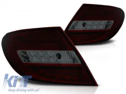 image-49-LED BAR TAIL LIGHTS RED SMOKE fits MERCEDES C-KLASA W204 SEDAN 07-10