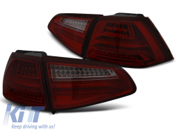 LED BAR TAIL LIGHTS RED SMOKE fits VW GOLF 7 13-17 - TTTLV6028301