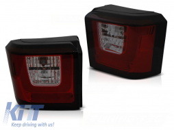 LED BAR TAIL LIGHTS RED SMOKE fits VW T4 90-03.03 - TTTLV6028692