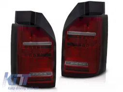 image-33-LED BAR TAIL LIGHTS RED SMOKE SEQ fits VW T6.1 20- OEM BULB