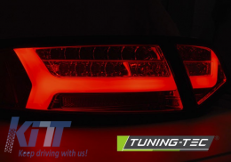 LED BAR TAIL LIGHTS RED WHIE SEQ fits AUDI A6 08-11 SEDAN-image-6267466