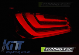 LED BAR TAIL LIGHTS SMOKE fits BMW E60 LCI 07-10-image-6269151