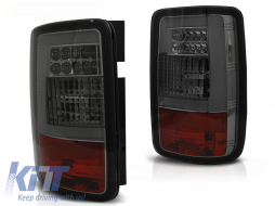 LED BAR TAIL LIGHTS SMOKE fits VW CADDY 03-03.14