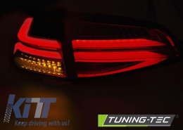 LED BAR TAIL LIGHTS SMOKE fits VW GOLF 7 13-17-image-6267472