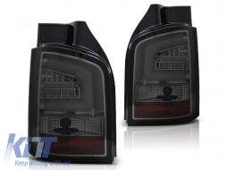 LED BAR TAIL LIGHTS SMOKE fits VW T5 04.10-15