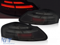 LED BAR TAIL LIGHTS SMOKE SEQ fits PORSCHE BOXSTER 986 96-04-image-6270912