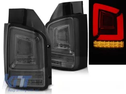 LED BAR TAIL LIGHTS SMOKE SEQ fits VW T5 04.03-09-image-6268732