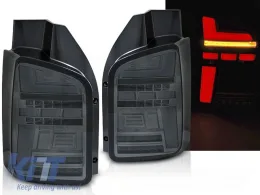 LED BAR TAIL LIGHTS SMOKE SEQ fits VW T5 10-15-image-6269878
