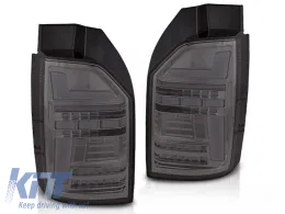 LED BAR TAIL LIGHTS SMOKE SEQ fits VW T6.1 20- OEM BULB-image-6269979