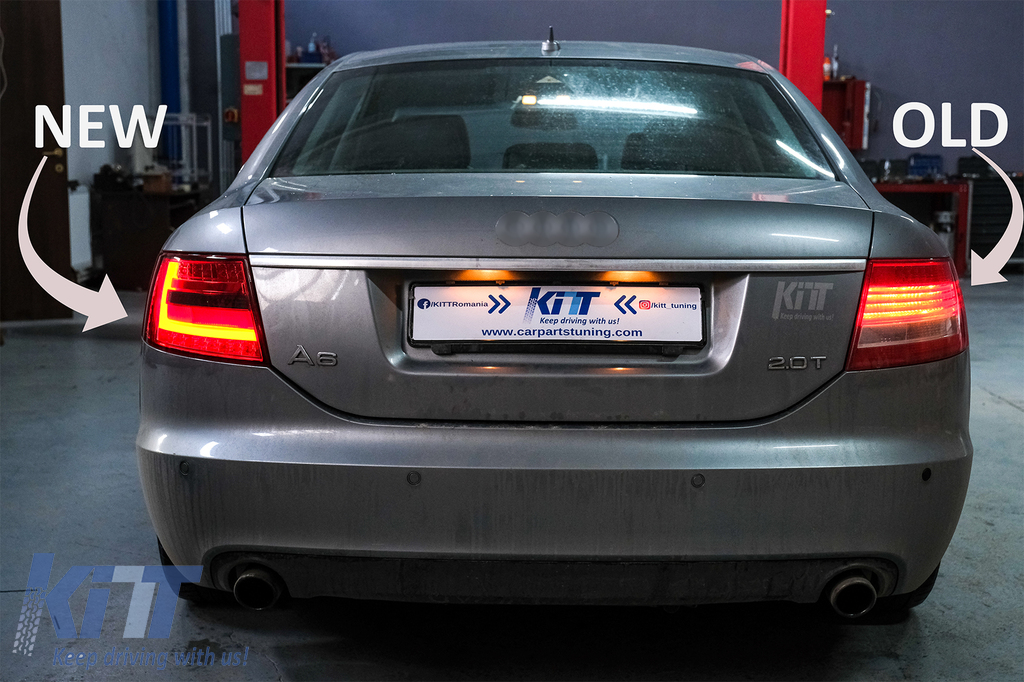 LED BAR Taillights suitable for Audi A6 C6 4F Sedan 04.2004 2008