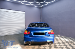 LED BAR Taillights suitable for BMW 3 Series E90 (2005-2008) Smoke-image-6089027