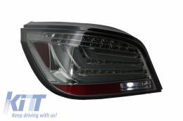 LED Bar Taillights suitable for BMW 5 Series E60 (2003-2007) Smoke-image-6033787