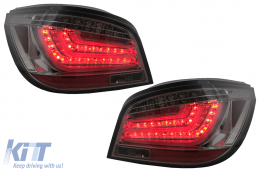 LED Bar Taillights suitable for BMW 5 Series E60 LCI (2007-2010) Smoke-image-6101180